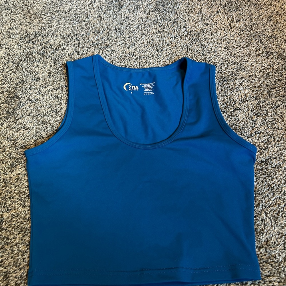 ZYIA Active Blue Tank Top